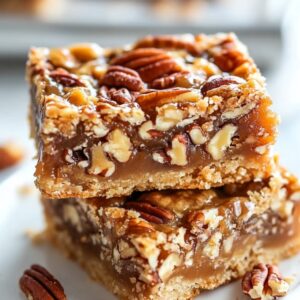 Caramel Pecan Pie Bars